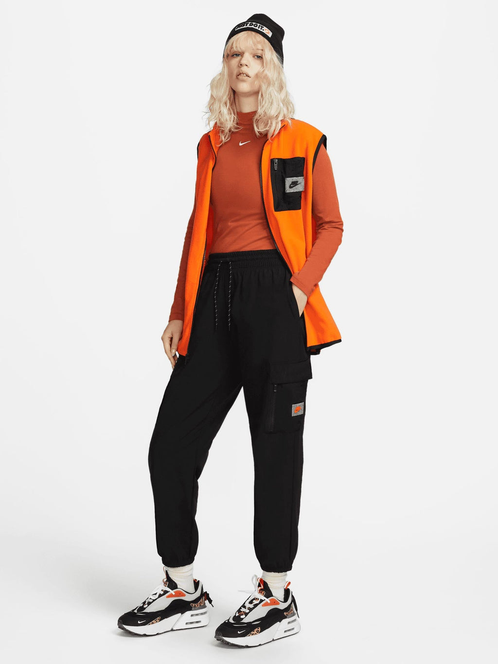 NIKE Спортно долнище W WVN CARGO SU