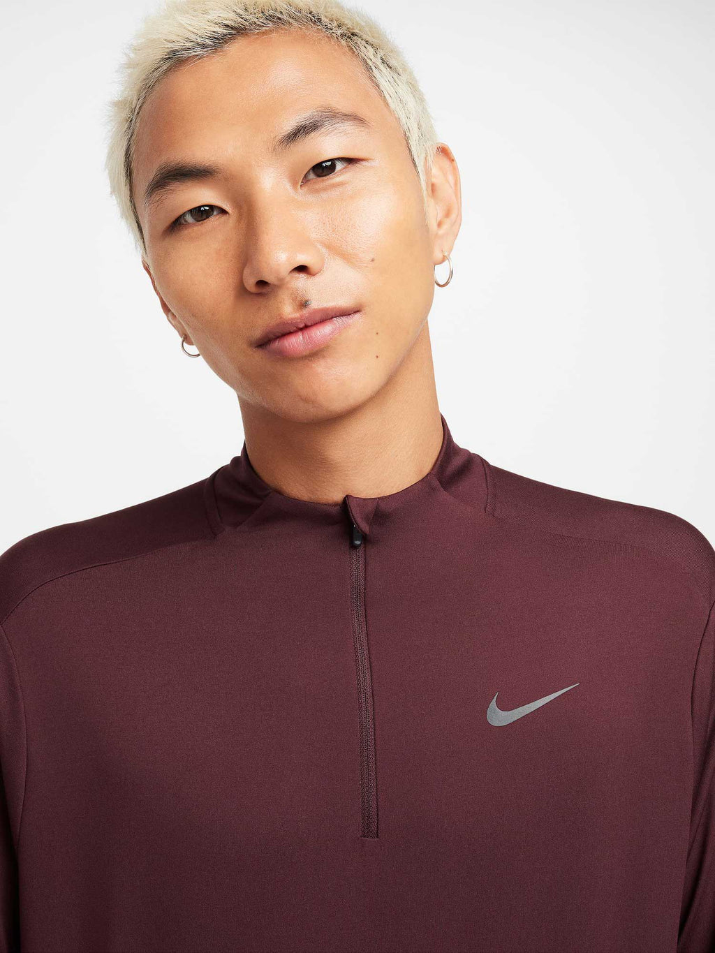 NIKE Блуза M NK DF ELMNT TOP HZ