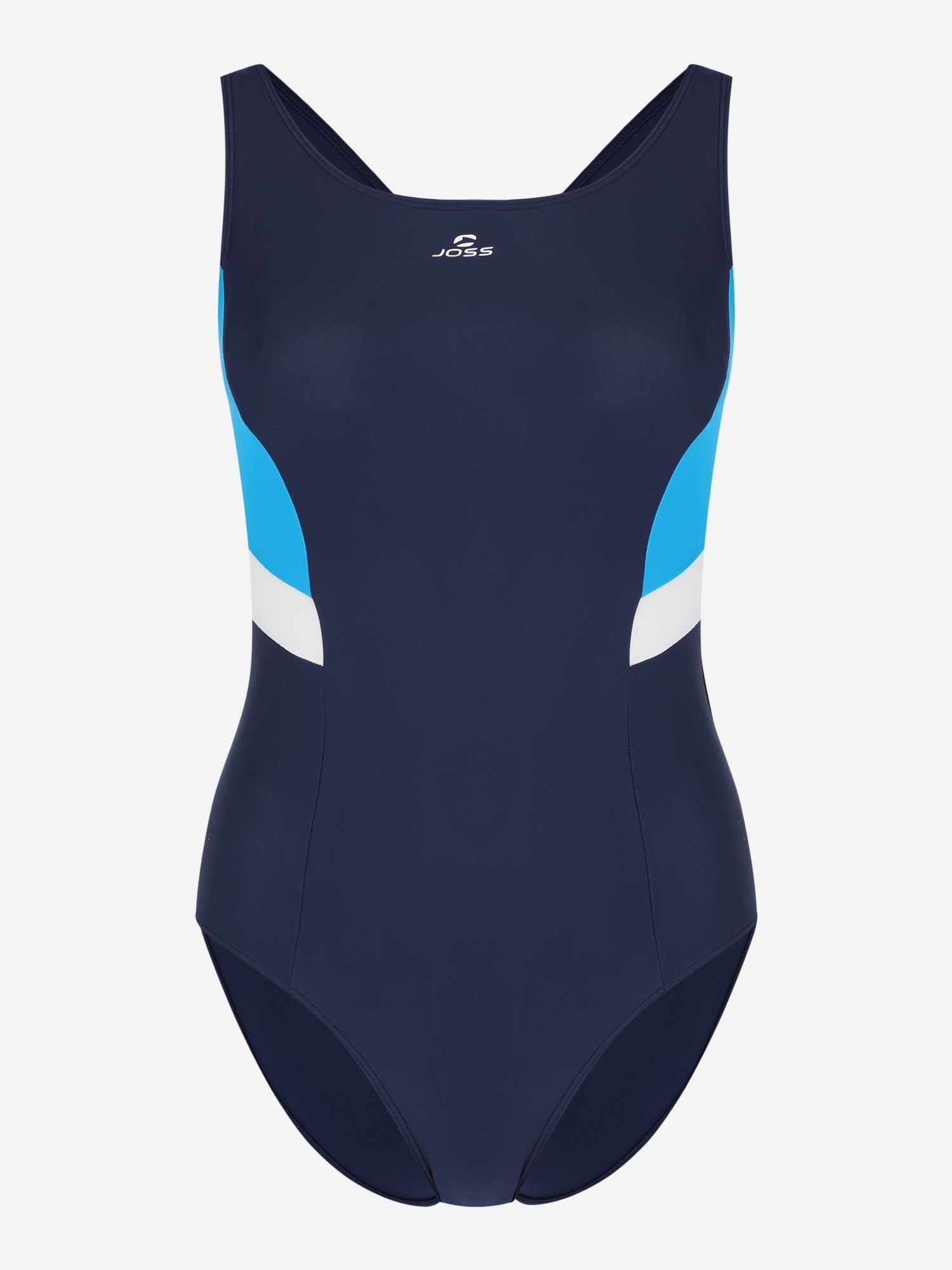 JOSS Цял бански Womens Training Colorblock Swimsuit