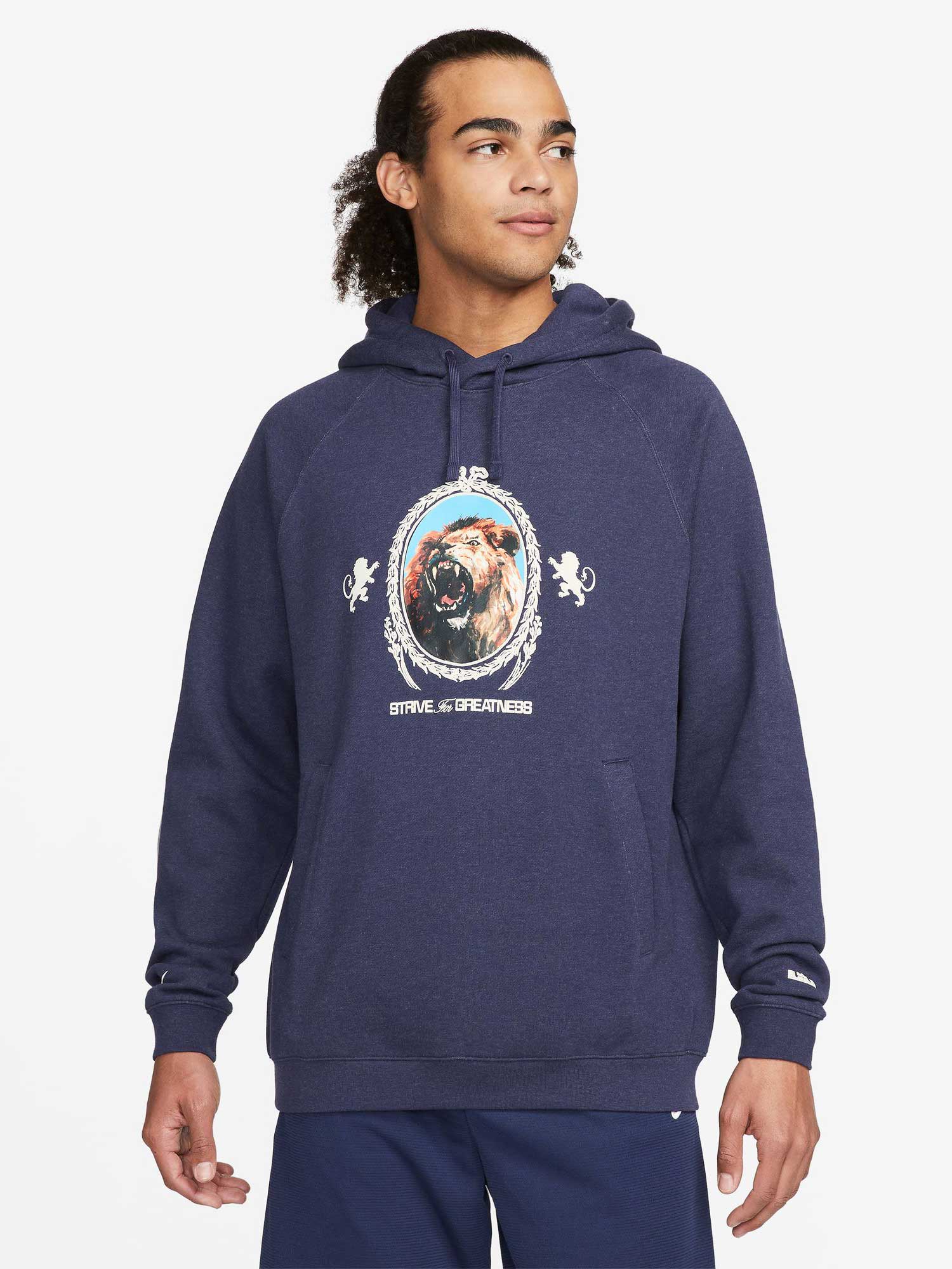 NIKE Суитшърт LEBRON M NK BRSH PO HOODIE