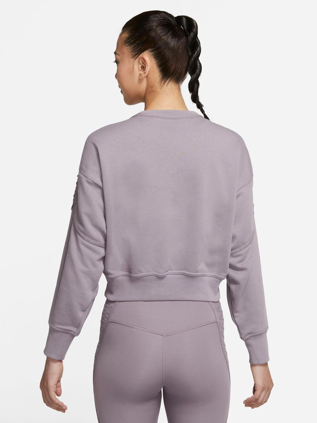 NIKE Блуза W THRMA FLC CROP LC LS