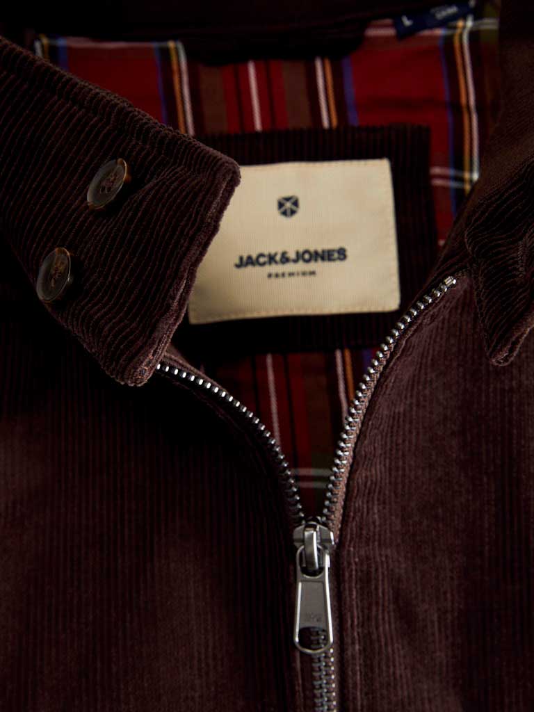 JACK & JONES Яке JPRBLUCASE CORDUROY HARRINGTON JKT