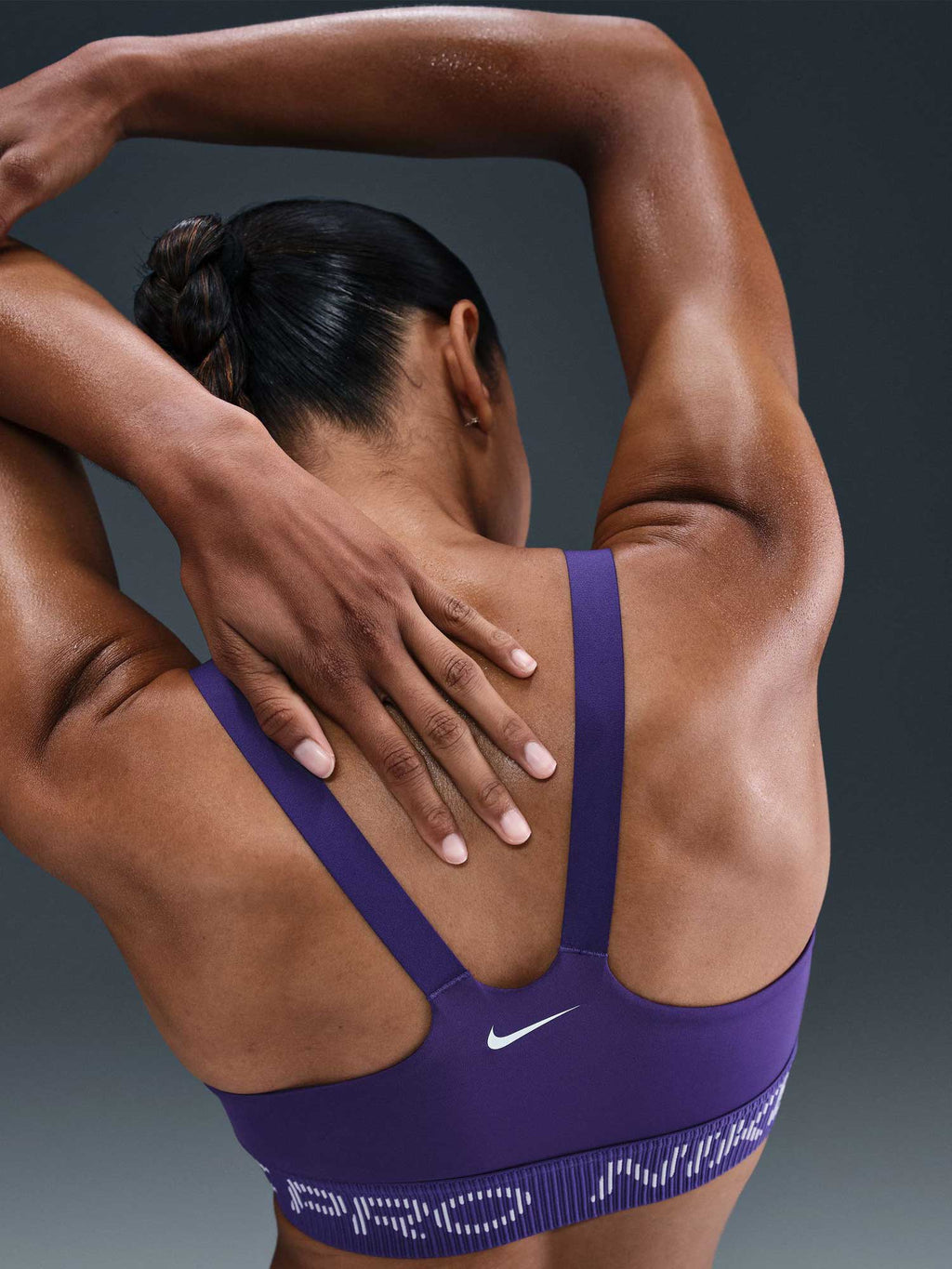 NIKE Спортен сутиен W NP LS BRA TT GRX