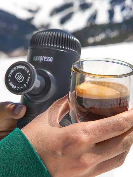 WACACO Кафемашина Nanopresso Classic + калъф, Black