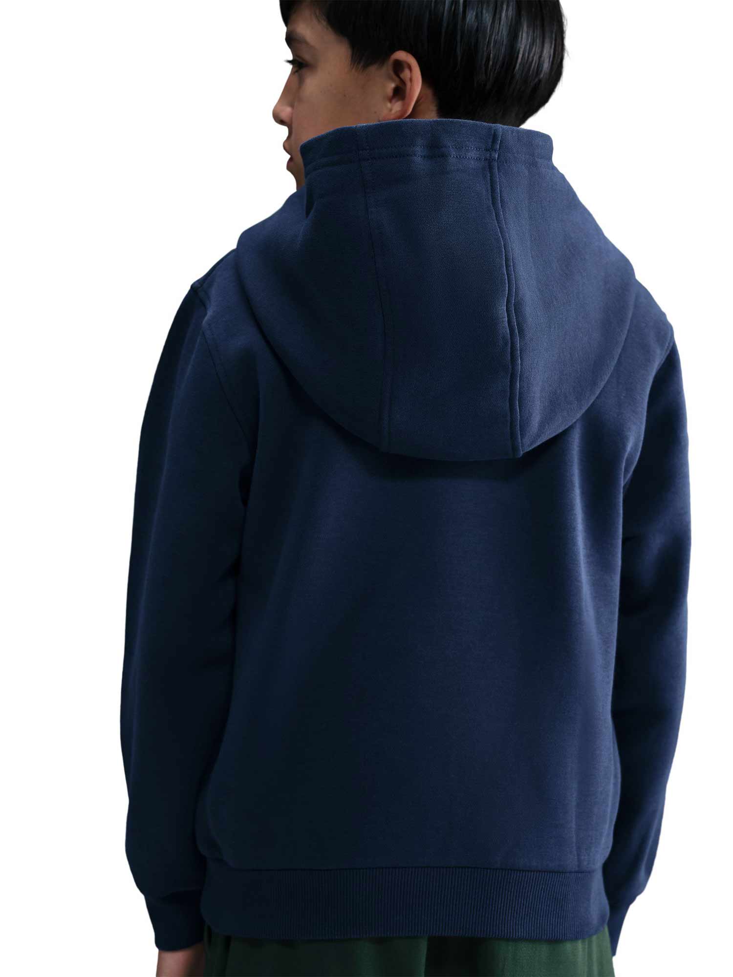 NIKE Суитшърт K NSW CLUB FLC HDY GOLD SATN