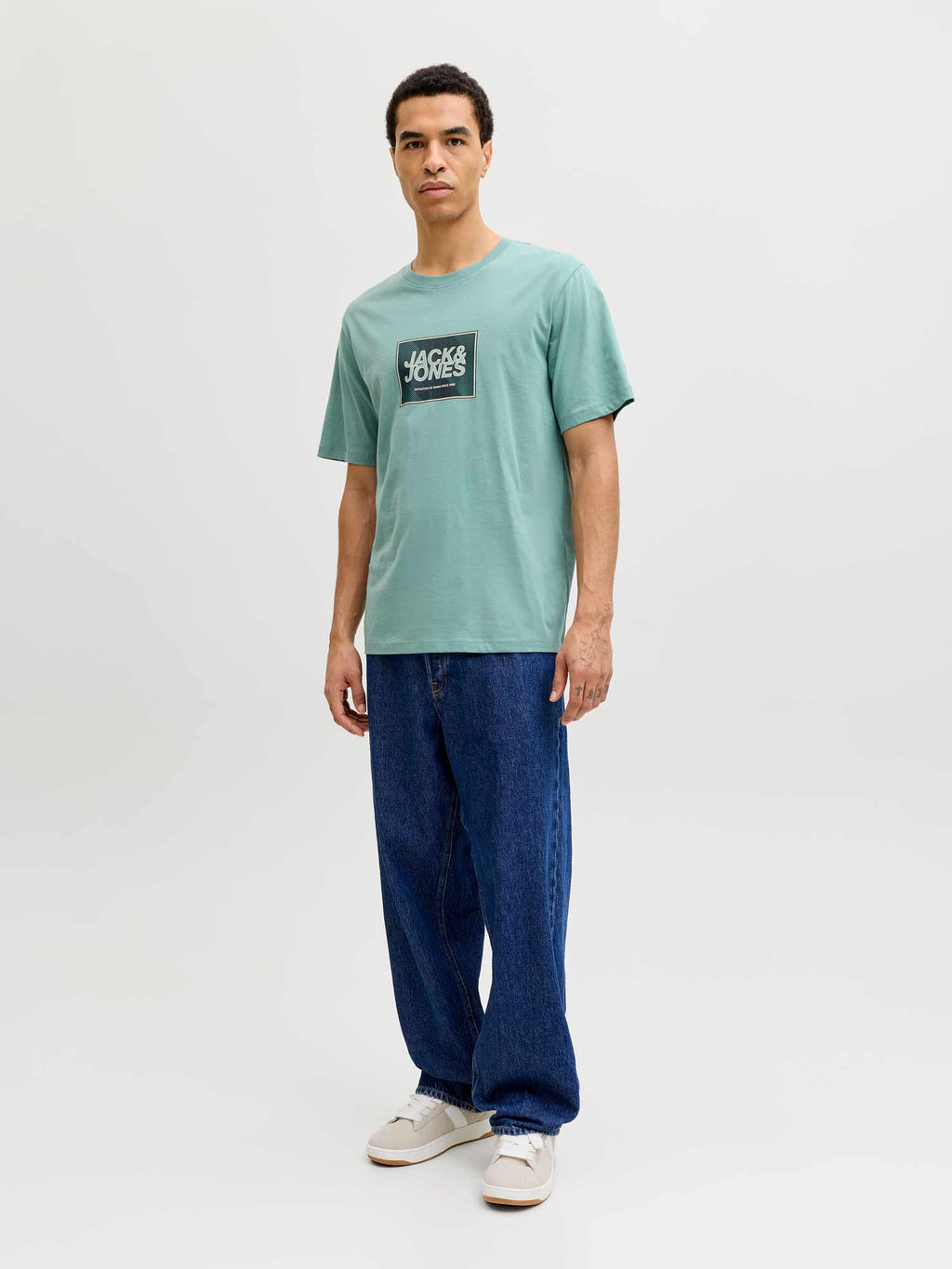 JACK & JONES Тениска JJRAIN TEE SS CREW NECK