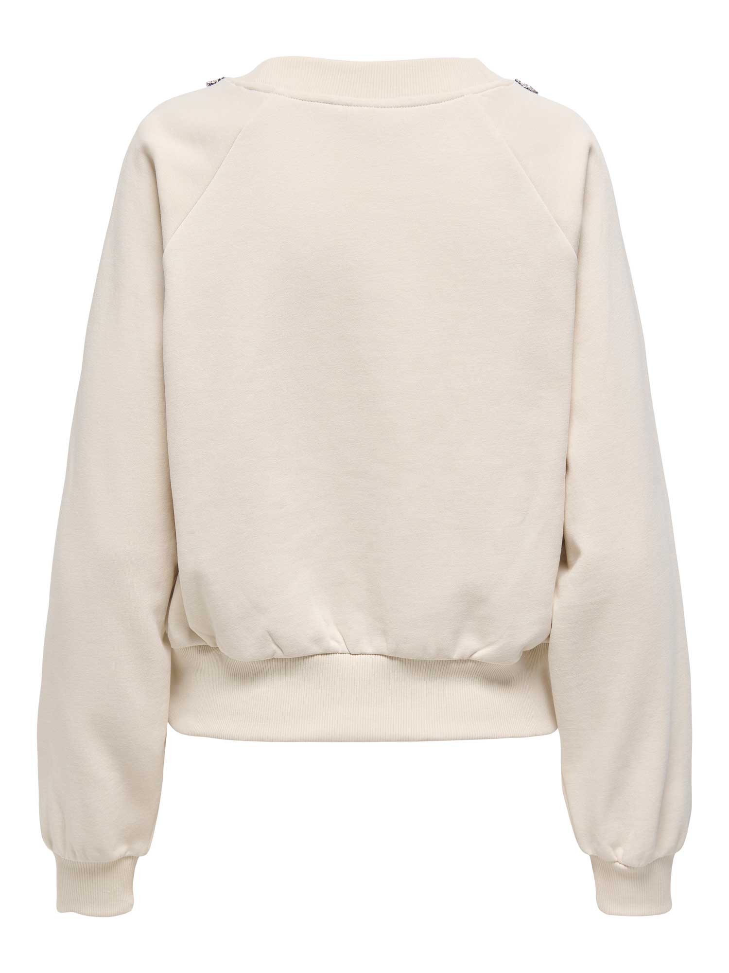 ONLY Блуза ONLJETT L/S O-NECK EMB. BOX SWT
