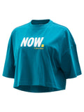 Calvin Klein Jeans Тениска OVERSIZED CROPPED NOW LOGO TEE