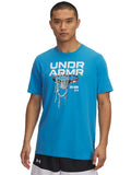 UNDER ARMOUR Тениска M 60/40s Hoops Net SS