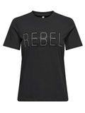 ONLY Тениска ONLRIRI REG S/S STONES TOP BOX JRS