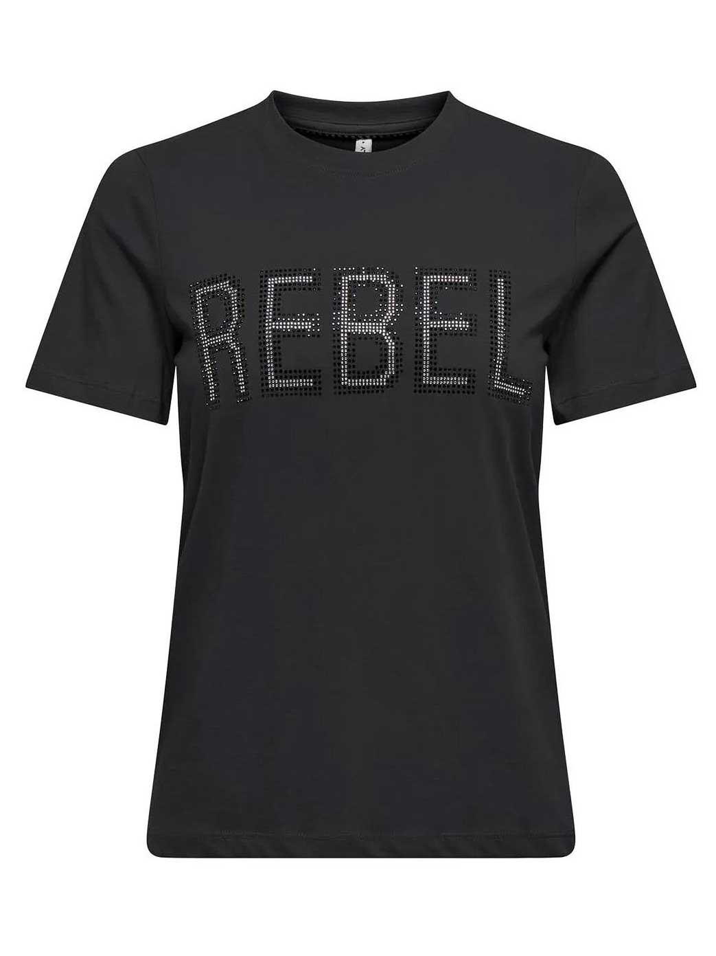 ONLY Тениска ONLRIRI REG S/S STONES TOP BOX JRS