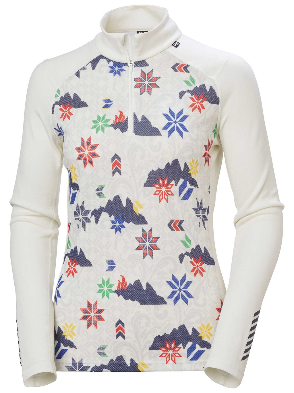 HELLY HANSEN Термоблуза W LIFA MERINO MIDW GRA 1/2 ZIP