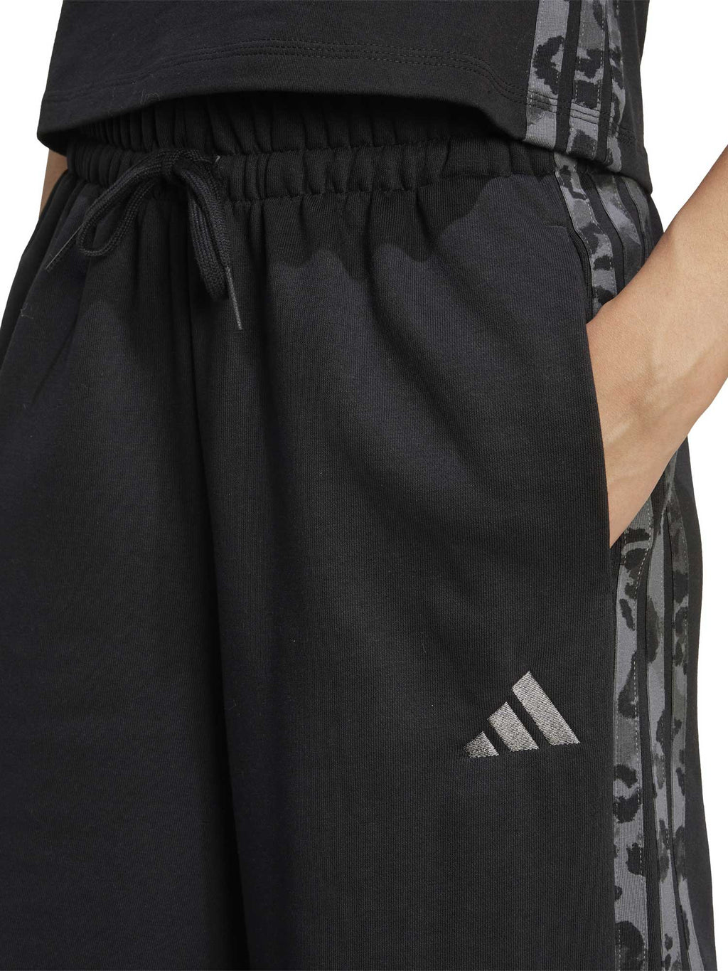 ADIDAS SPORTSWEAR Спортно долнище Animal Print 3-Stripes Open Hem