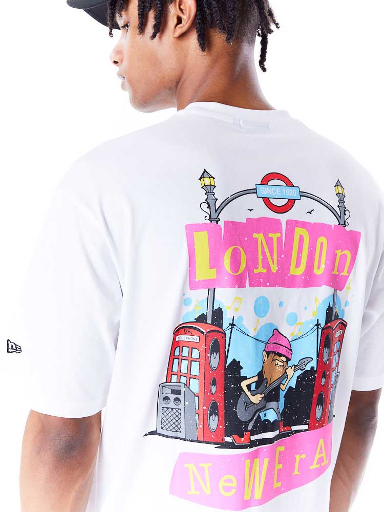 NEW ERA Тениска NE LOCATION GRPHC OS TEE
