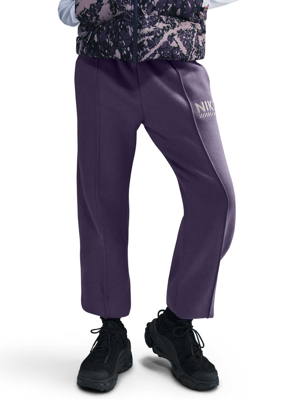 NIKE Спортно долнище W NSW FLC PANT GLS