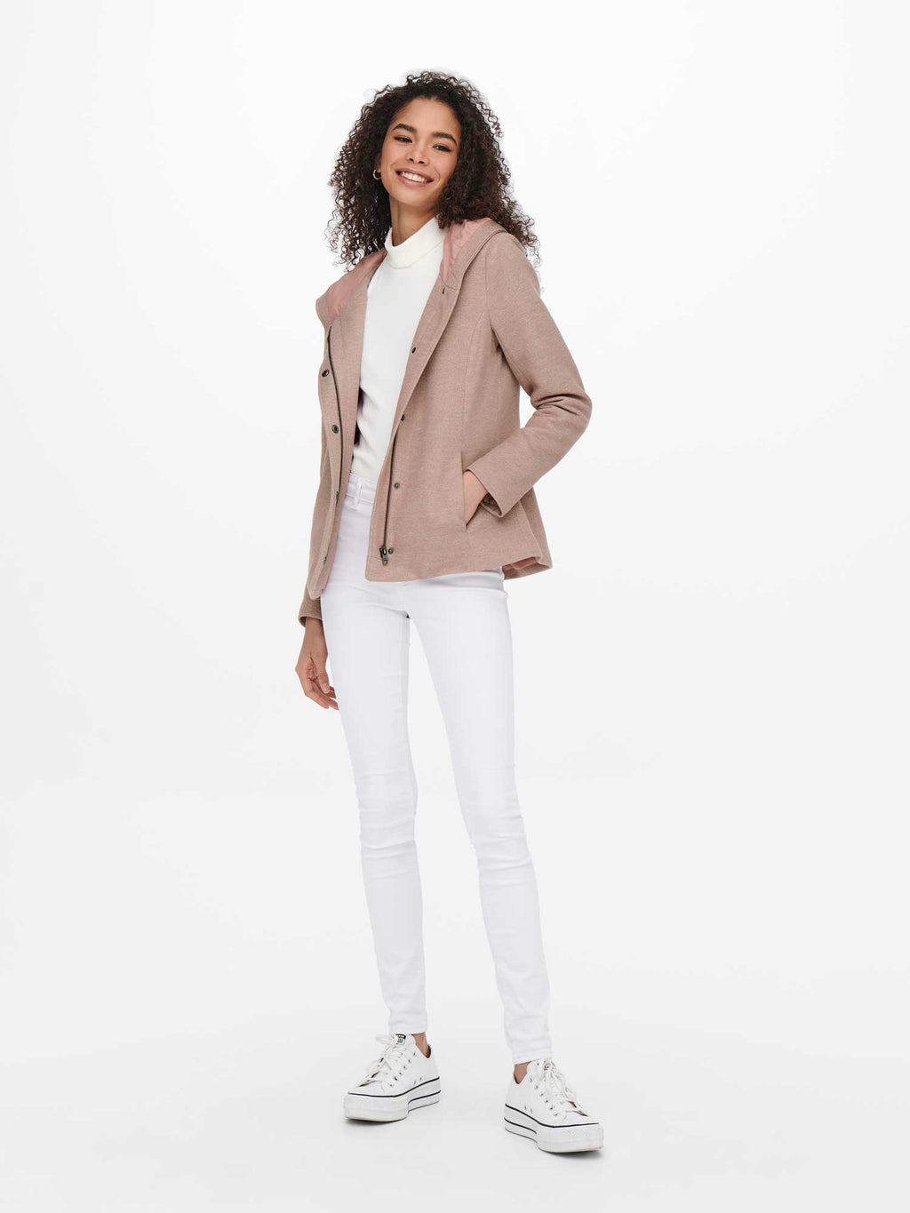 ONLY Палто ONLSEDONA LIGHT HOOD JACKET OTW
