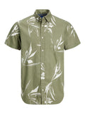 JACK & JONES Риза JORCRAYON AOP SHIRT SS LN