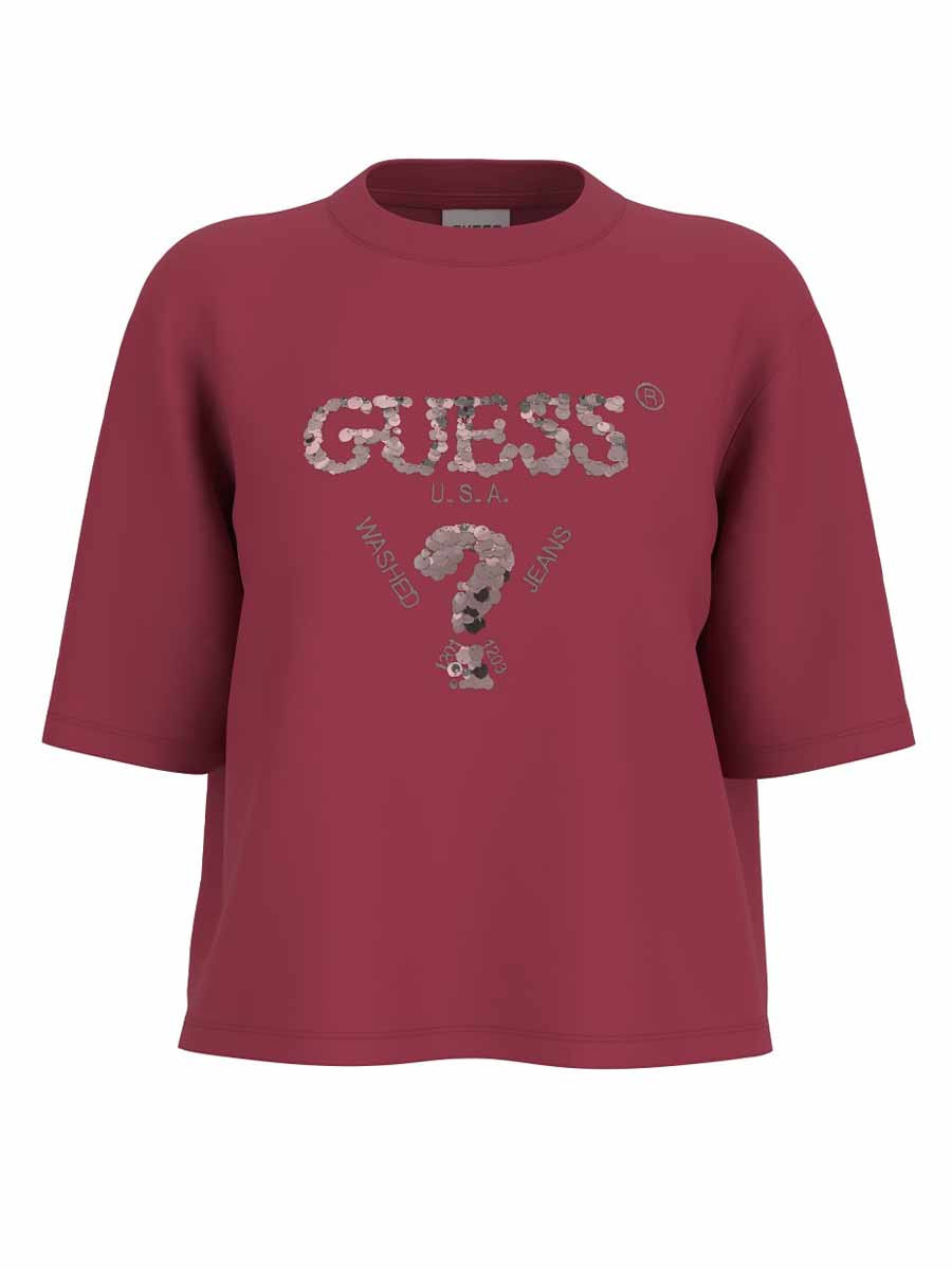 GUESS Тениска AURELIE BOXY TEE