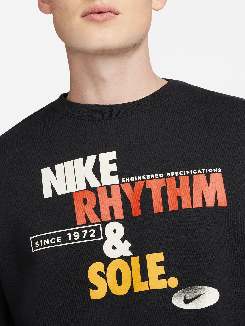 NIKE Блуза M BB FLC RHYTHM GRAP