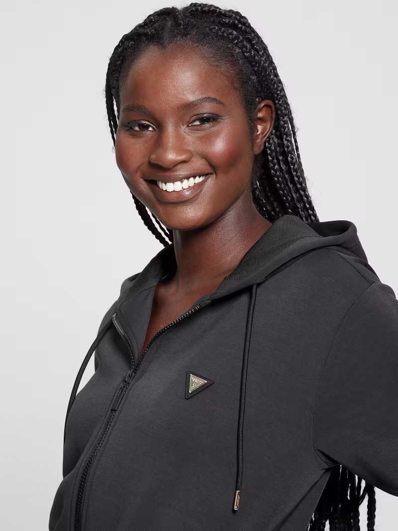 GUESS Суитшърт OLYMPE FULL ZIP HOODIE SWEATSH