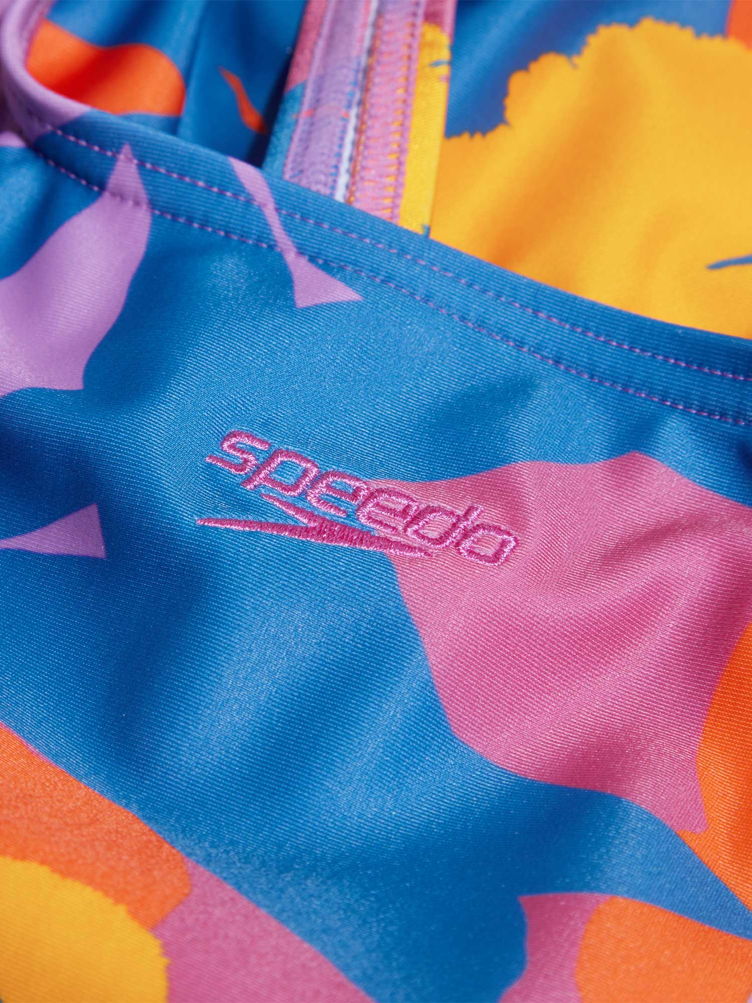 SPEEDO Цял бански GIRLS PRINTED PULSEBACK