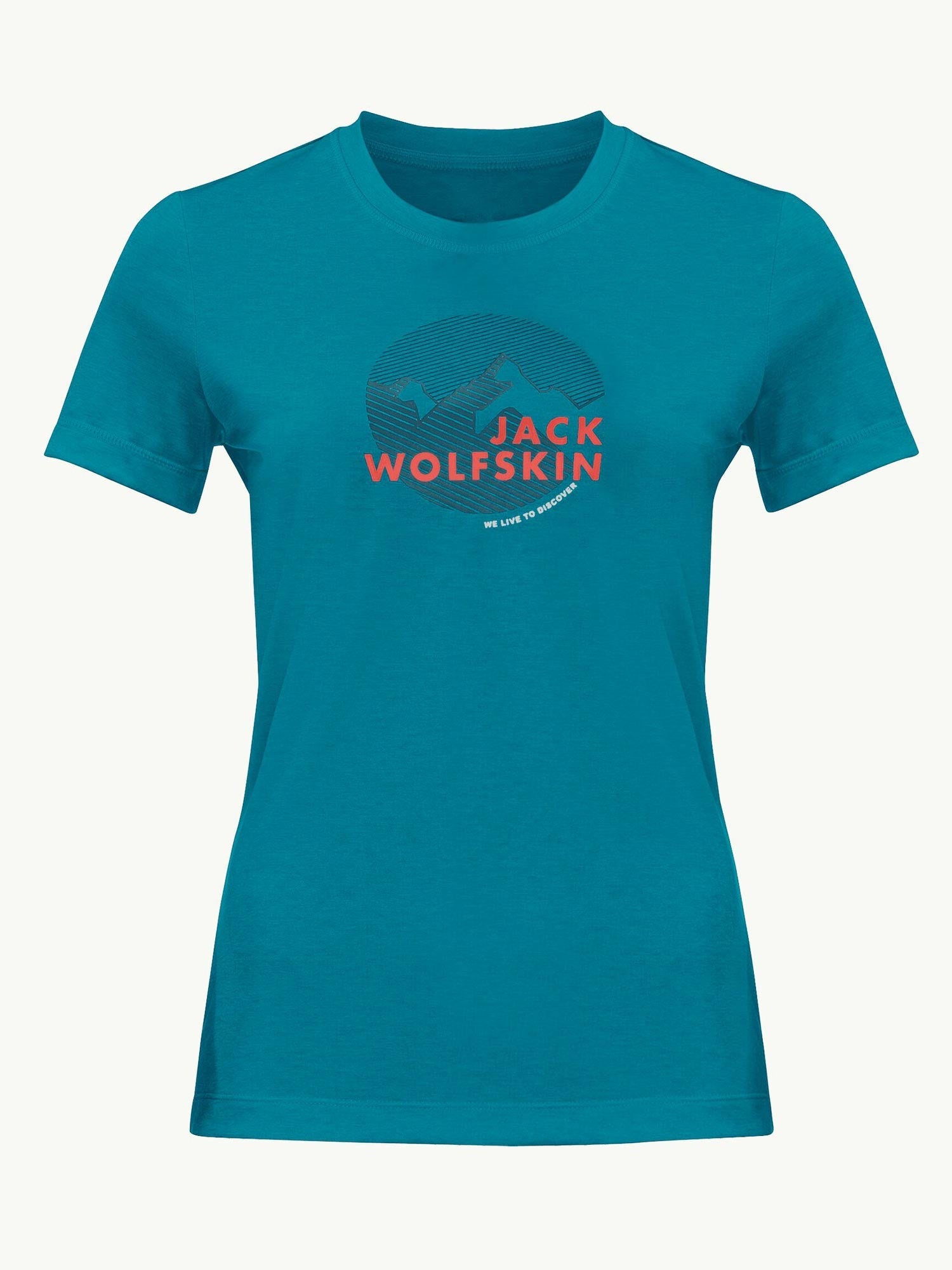 JACK WOLFSKIN Тениска HIKING S/S GRAPHIC T W