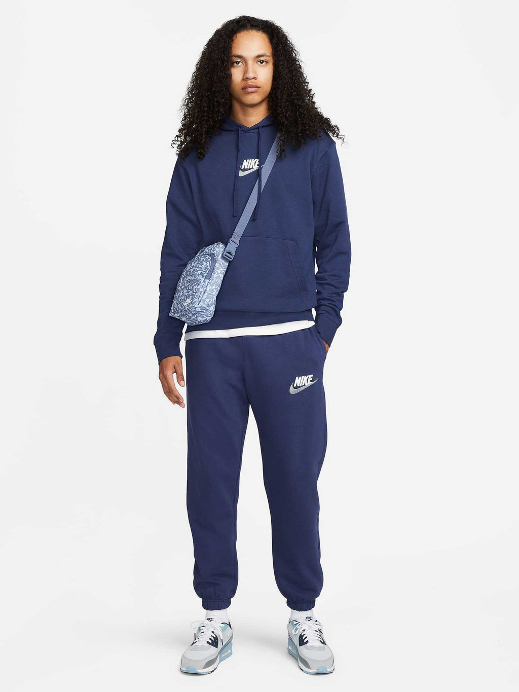 NIKE Спортно долнище M NK CLUB+ FT CF PANT LBR