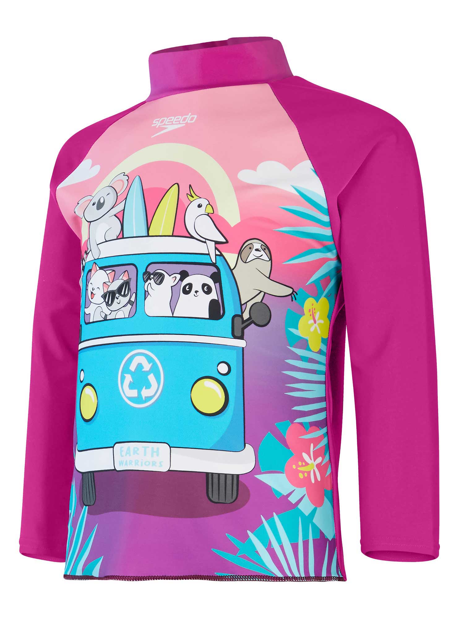SPEEDO Блуза с UV защита GIRLS DIGITAL TOP