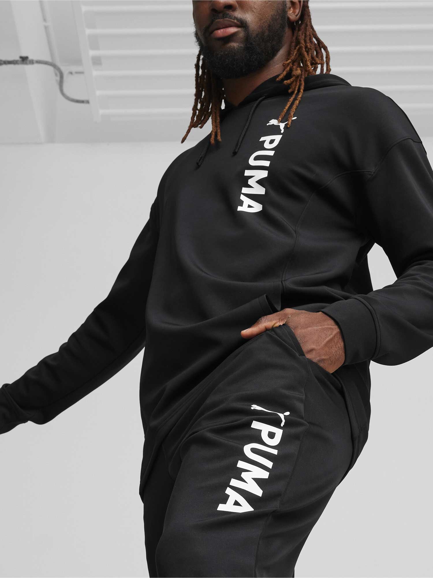 PUMA Спортно долнище FIT Double Knit Graphic Jogger