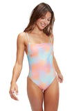 SPEEDO Цял бански WOMENS PRINTED ADJUSTABLE THINSTRAP