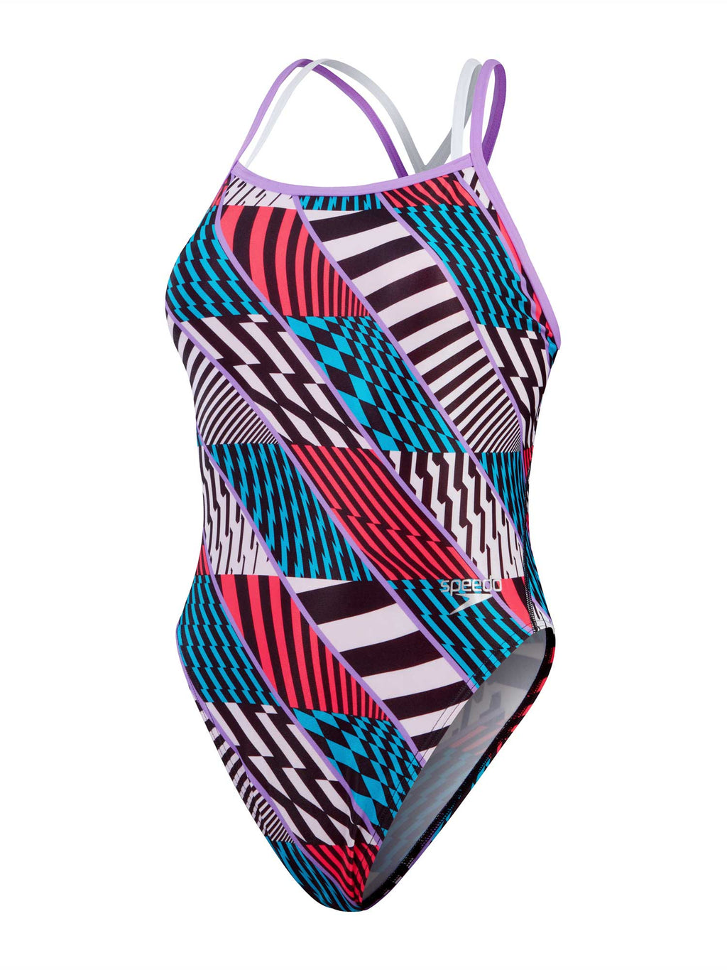 SPEEDO Цял бански WOMENS ALLOVER DIGITAL STARBACK