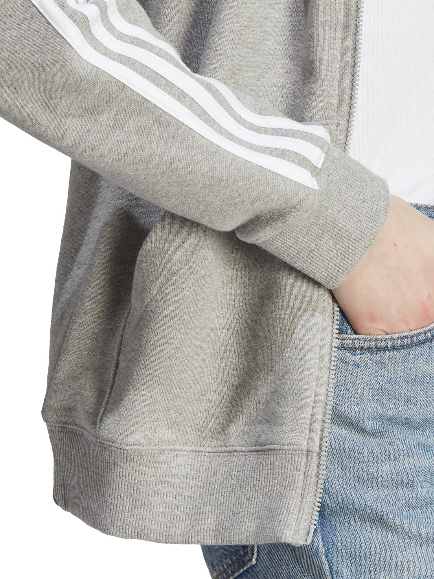 ADIDAS SPORTSWEAR Суитшърт Essentials 3-Stripes French Terry Regular