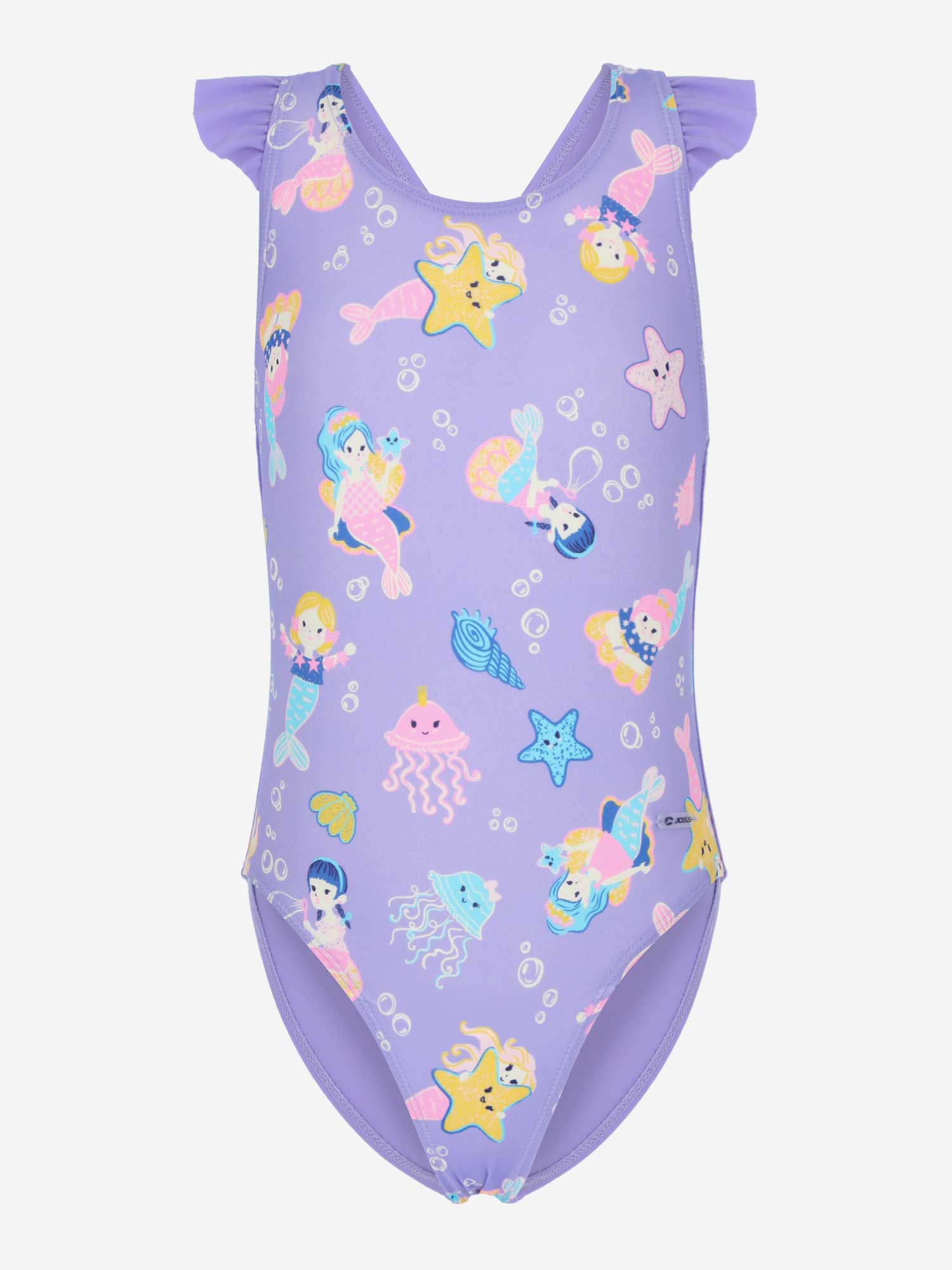 JOSS Цял бански Little Girls All-Over Printed