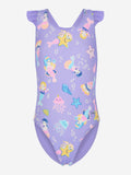 JOSS Цял бански Little Girls All-Over Printed