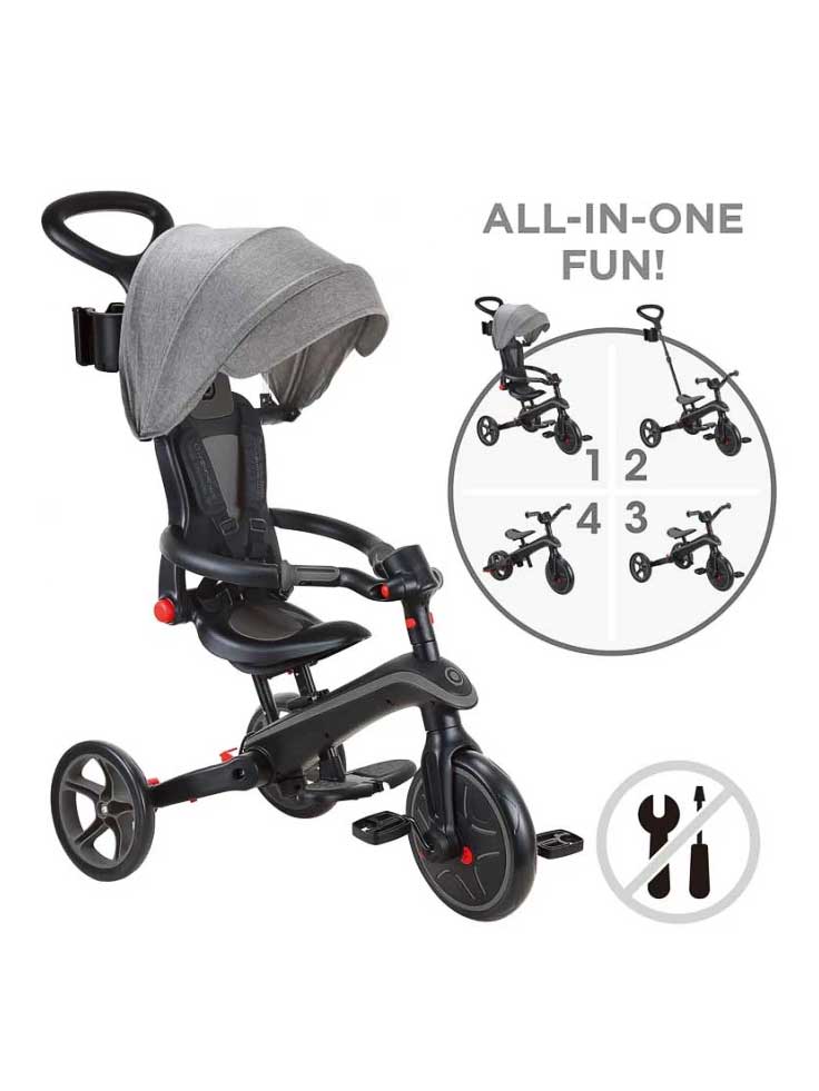 GLOBBER Триколка 4 в 1 EXPLORER TRIKE FOLDABLE