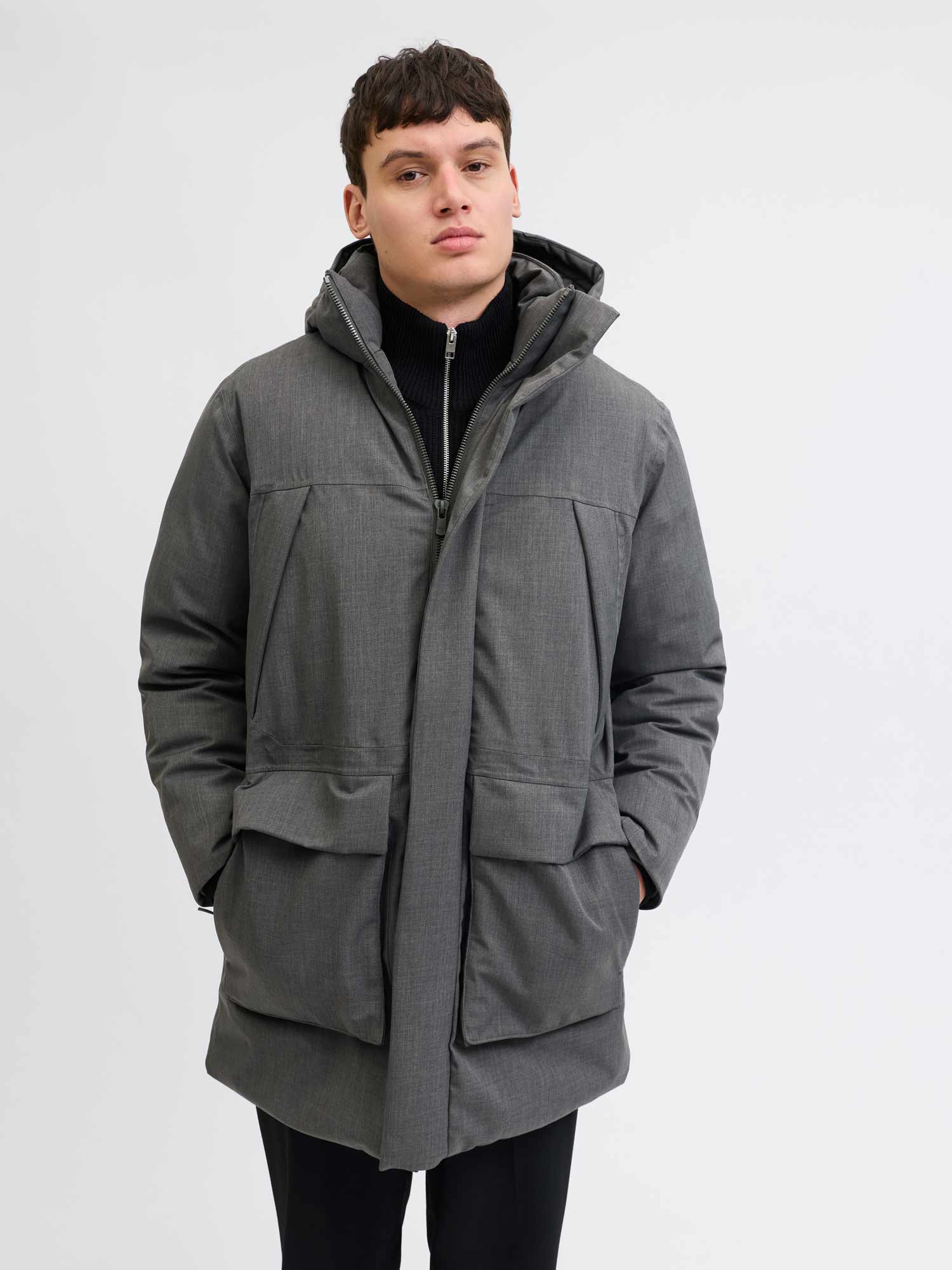 JACK & JONES Яке JPRCCMOON MELANGE PARKA LN