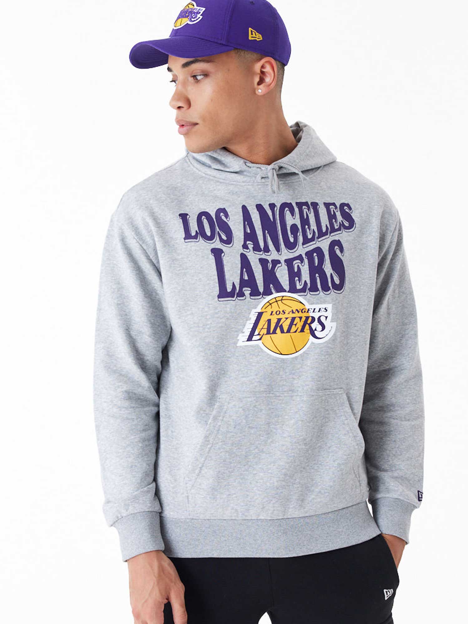 NEW ERA Суитшърт NBA SCRIPT OS HOODY LOSLAK