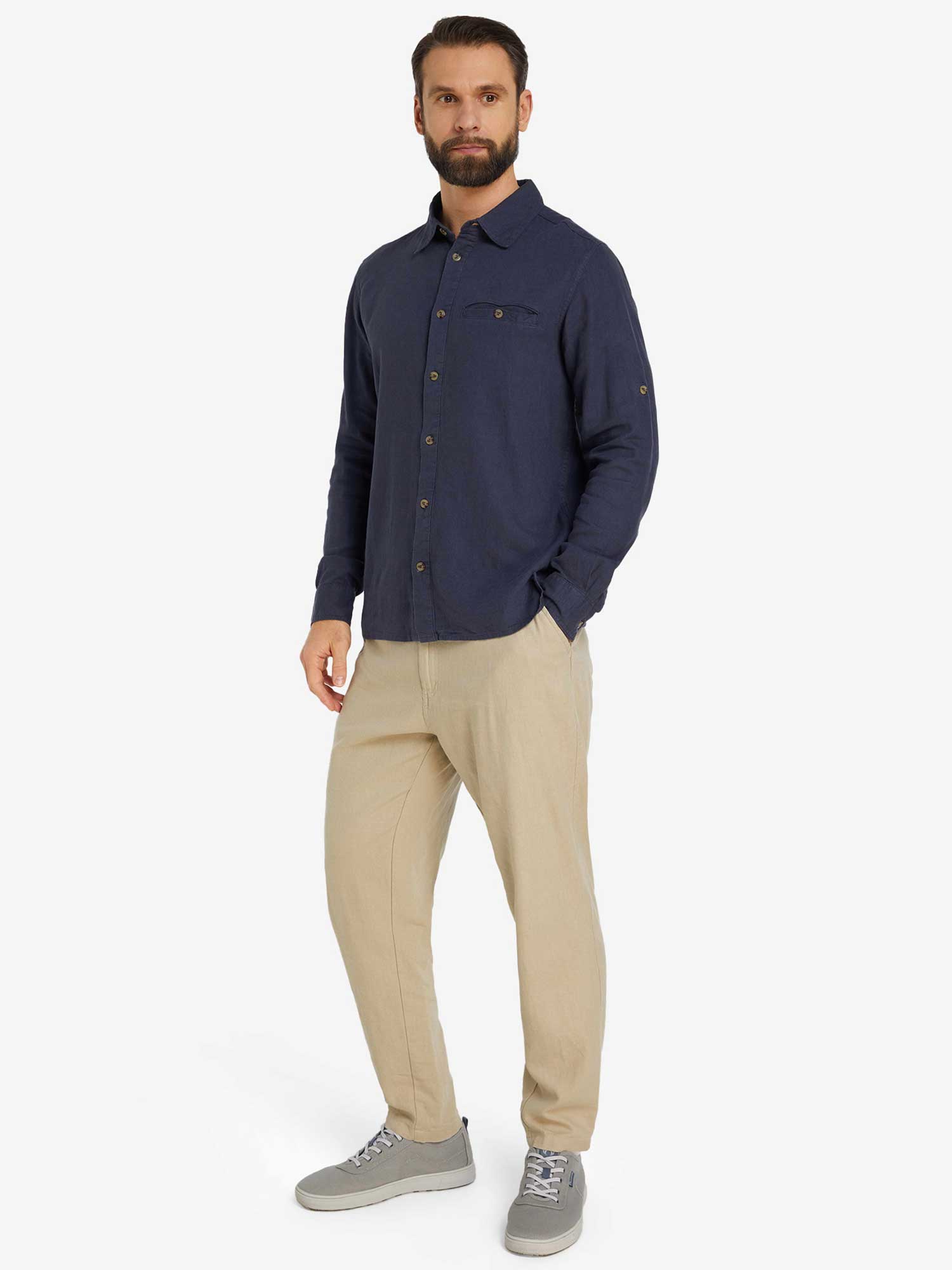OUTVENTURE Риза Travel Mens Linen LS Shirt