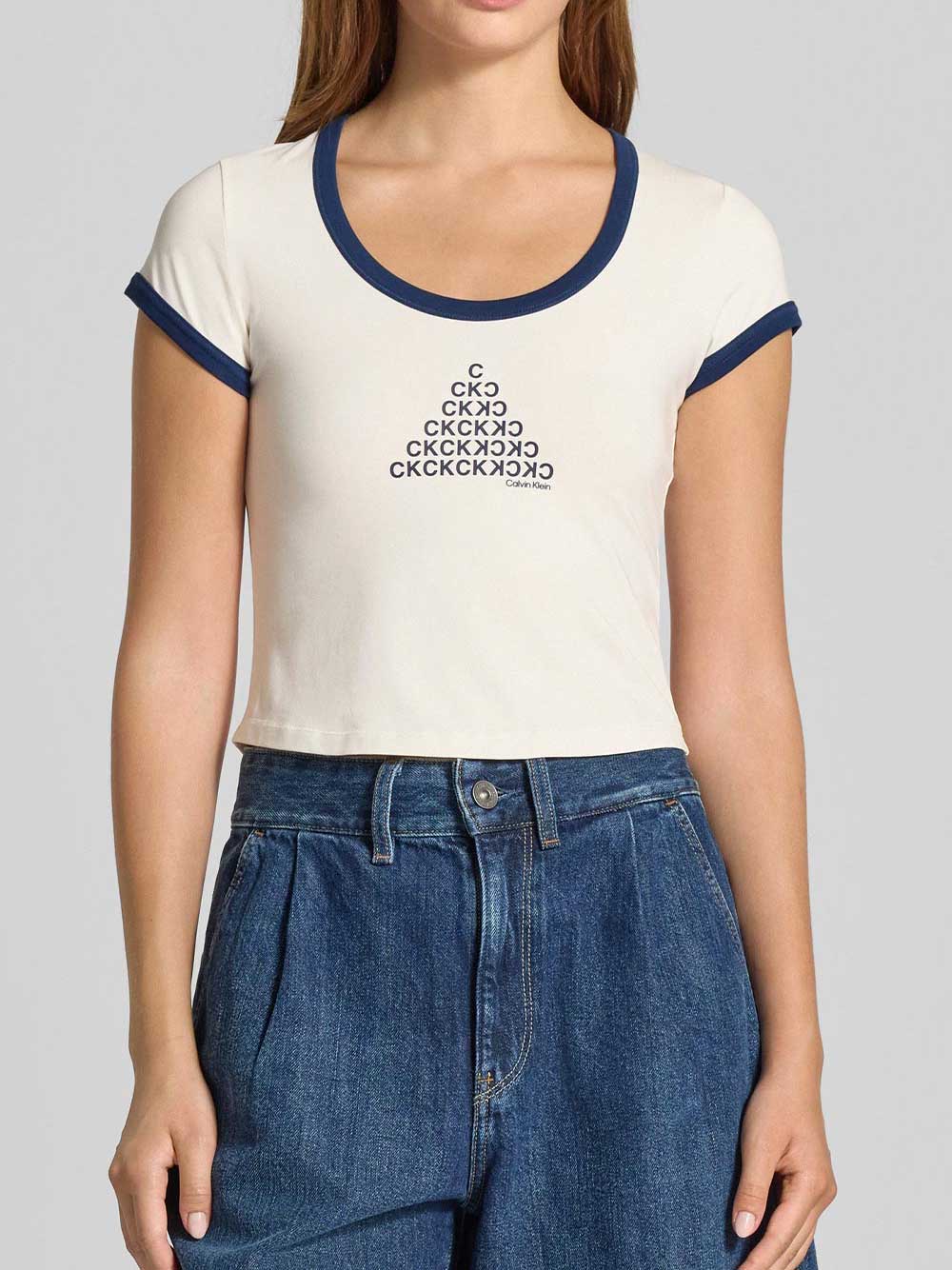 Calvin Klein Jeans Тениска SS PM C GRPHC SCP NK