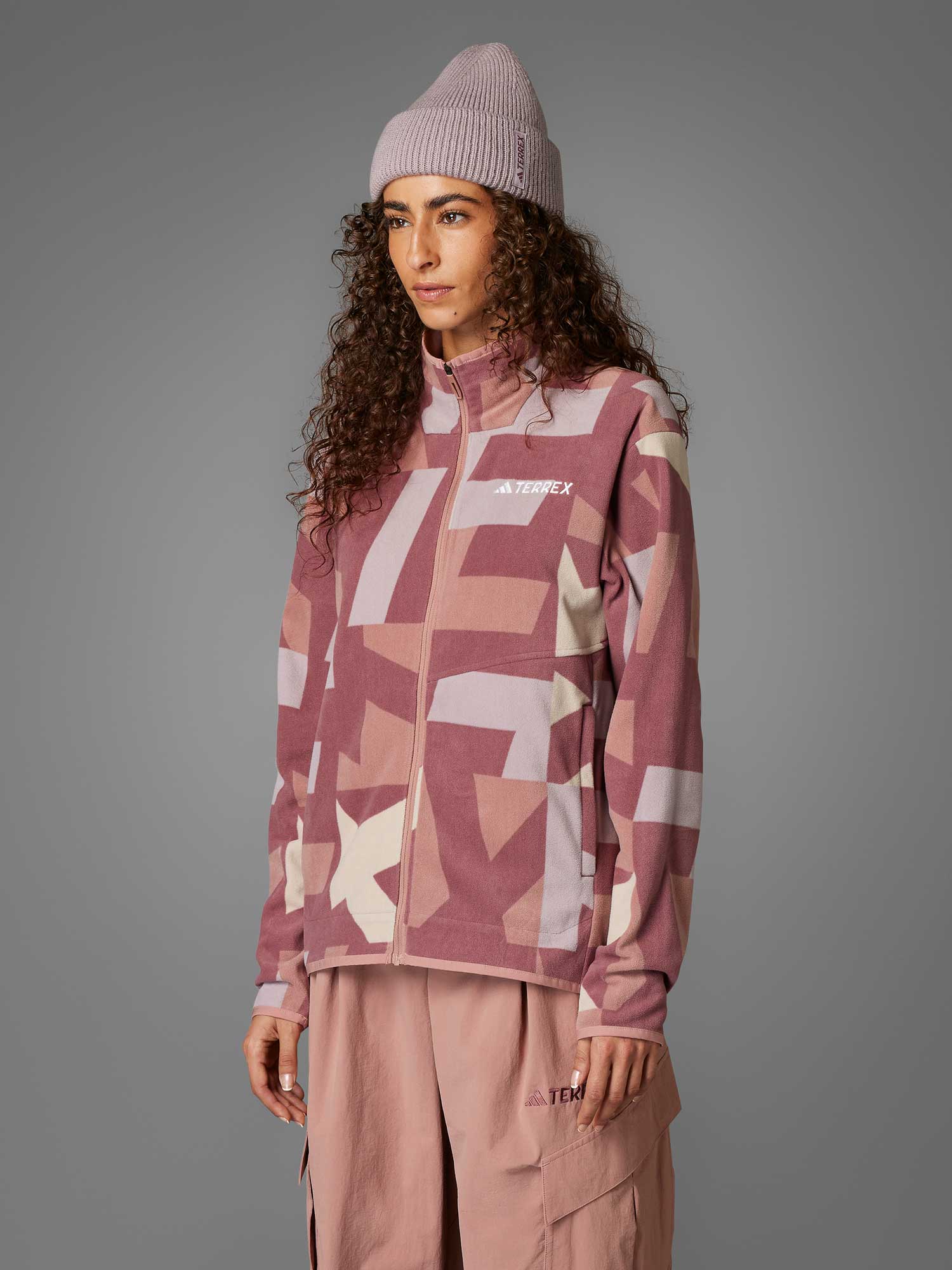 ADIDAS PERFORMANCE Полар Terrex Multi Printed Full-Zip Fleece Jacket