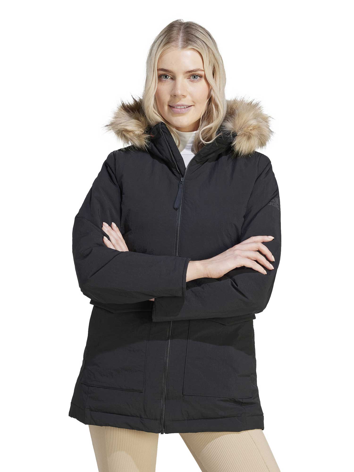 ADIDAS SPORTSWEAR Яке Hooded Fur Parka