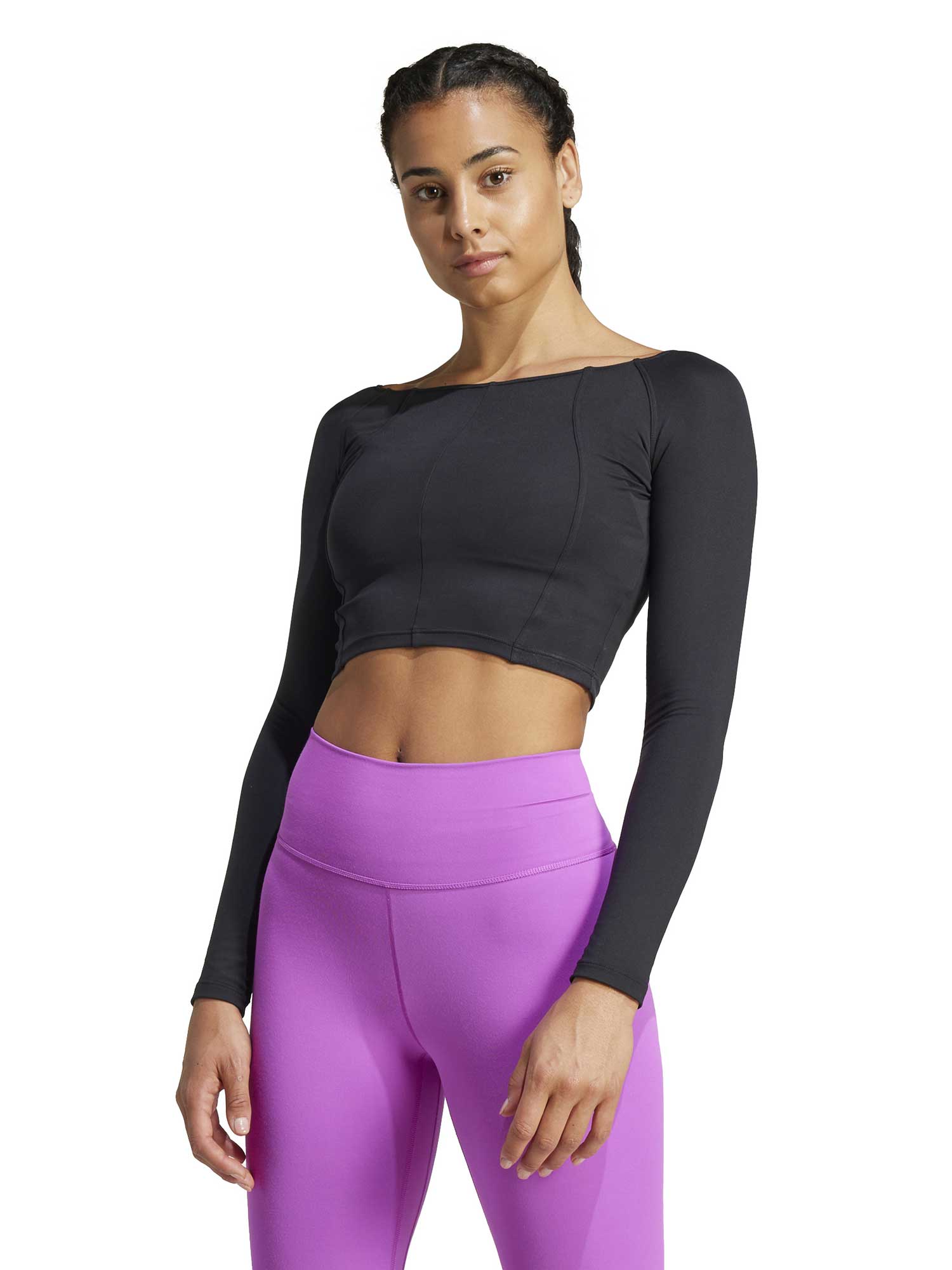 ADIDAS PERFORMANCE Блуза Yoga Long Sleeve Long-Sleeve Top