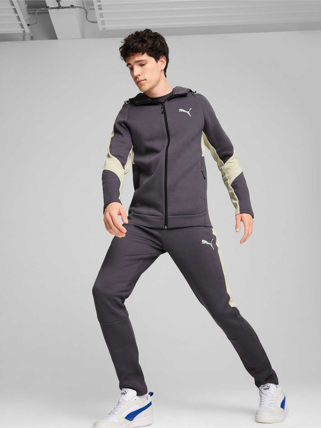 PUMA Суитшърт EVOSTRIPE Full-Zip Hoodie DK