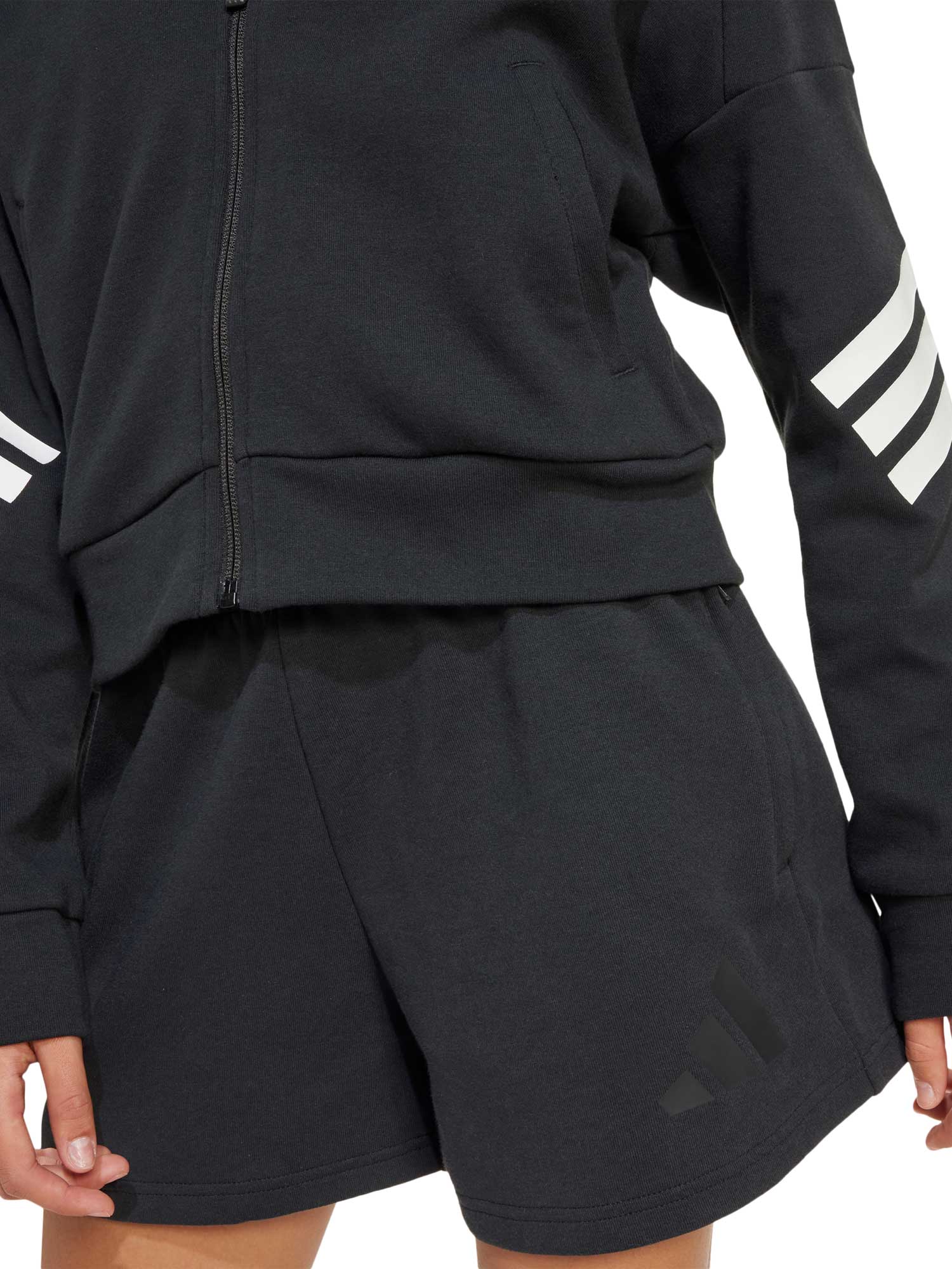 ADIDAS SPORTSWEAR Суитшърт Future Icons 3-Stripes Full-Zip Hooded