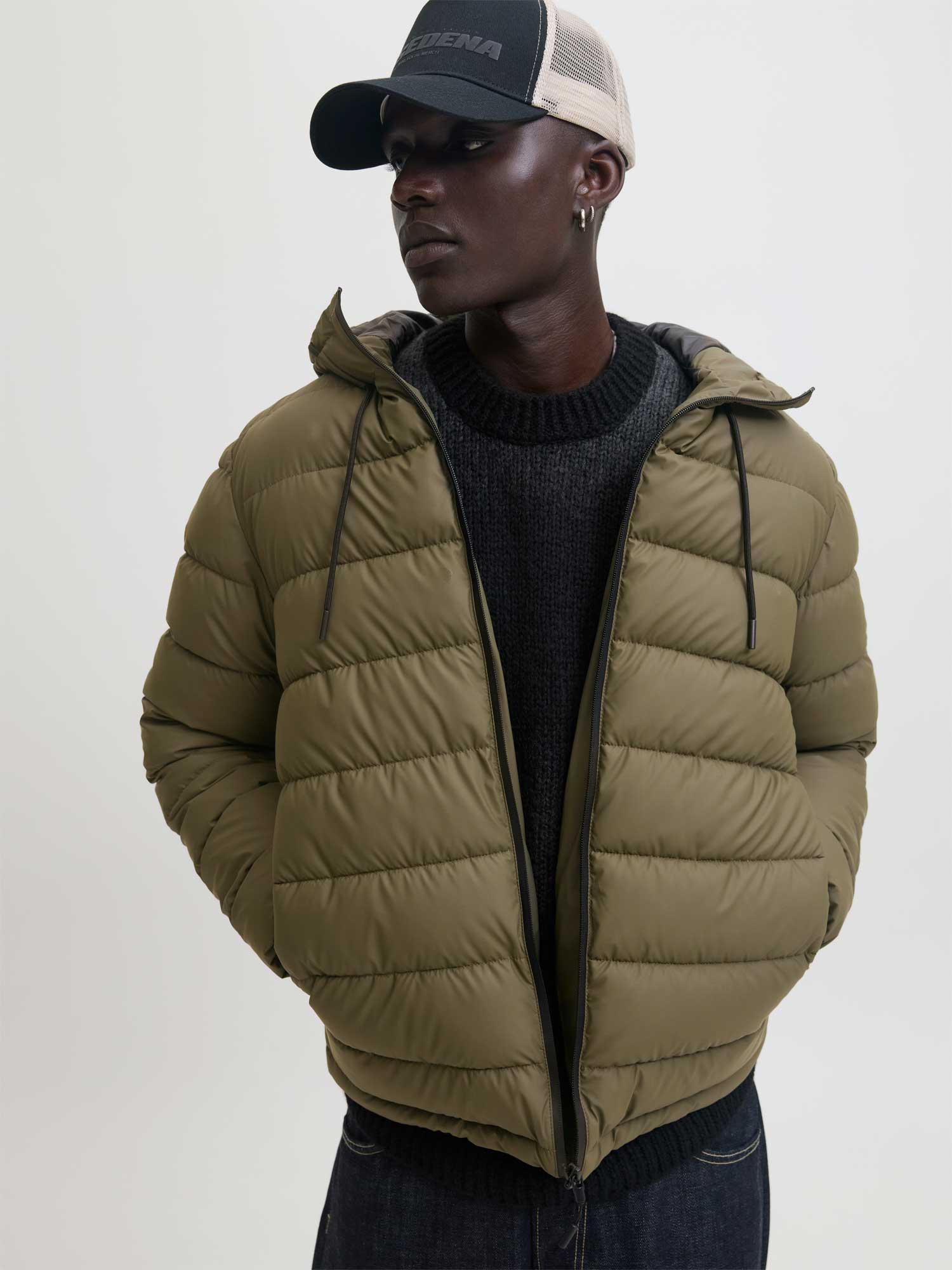 JACK & JONES Яке JCOPOINT PU PUFFER JACKET BF