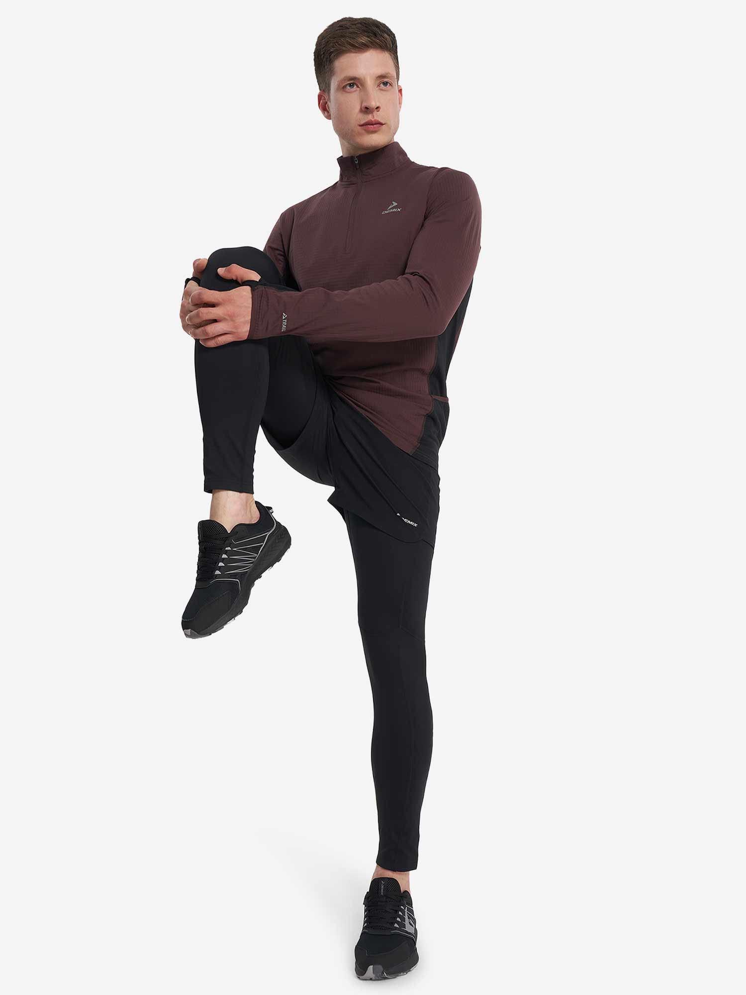 DEMIX Блуза M D Running Trail Jumper half zip