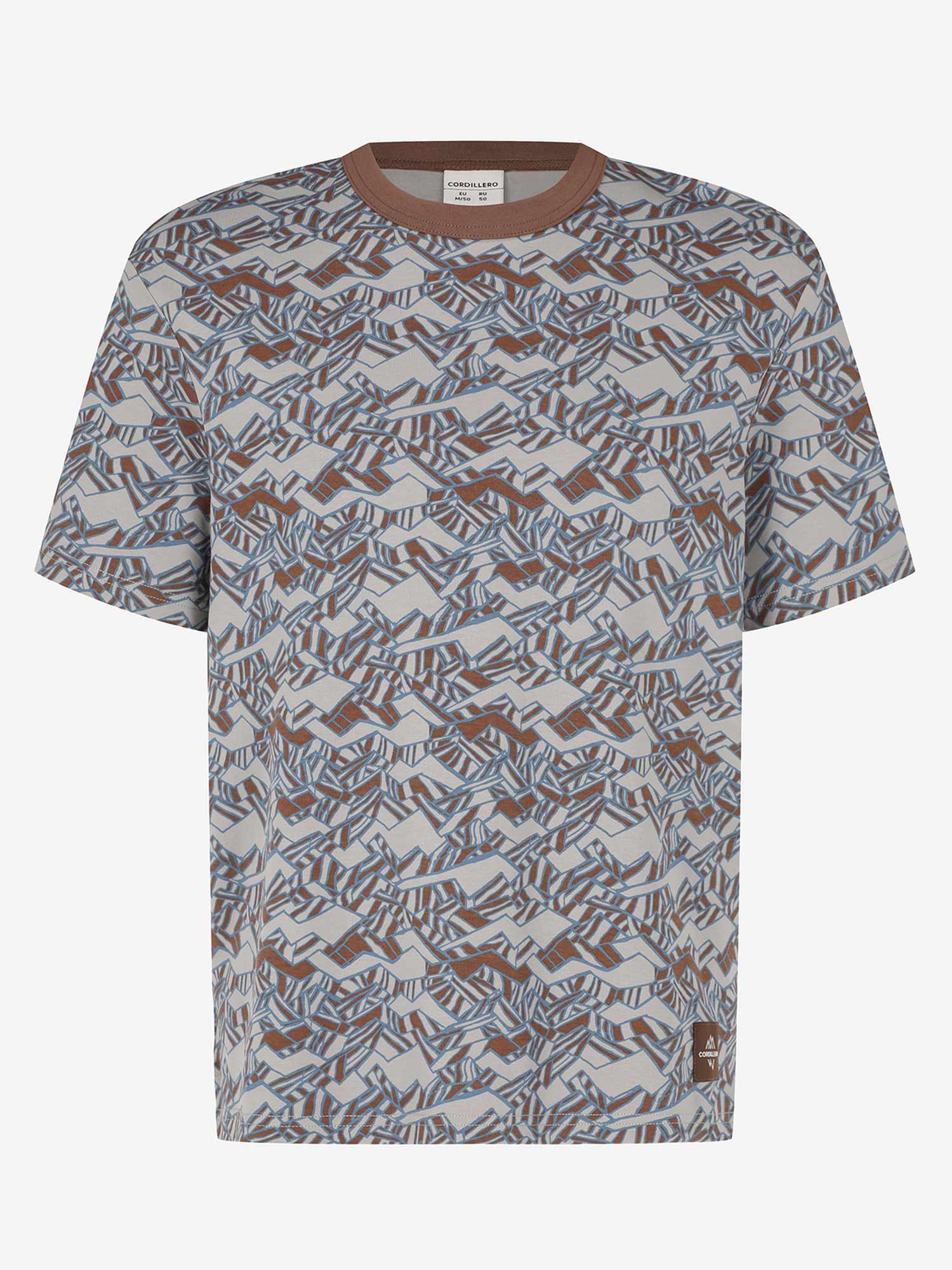 CORDILLERO Тениска Travel Mens SS AOP T-shirt