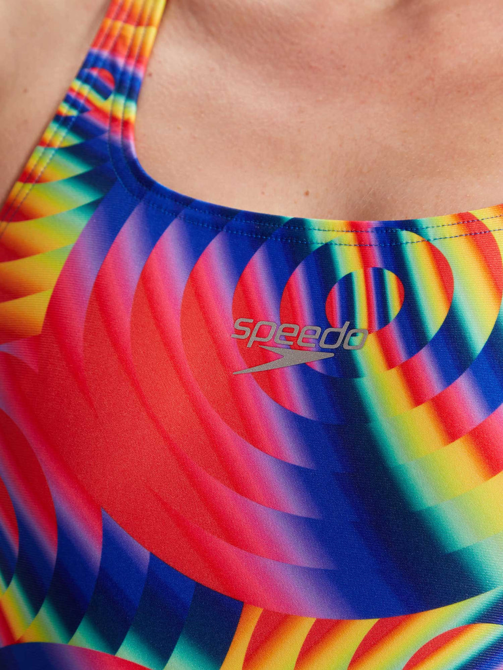 SPEEDO Цял бански WOMENS ALLOVER DIGITAL LEADERBACK