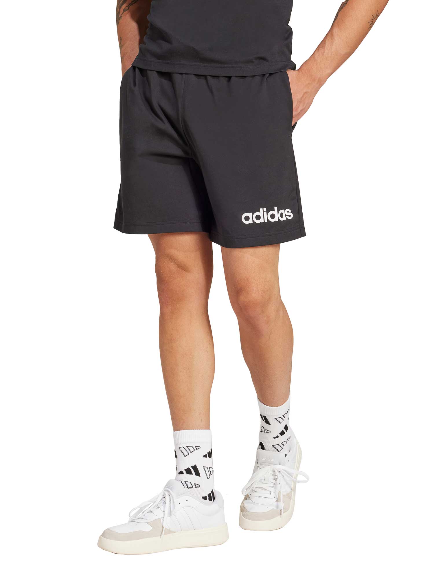 ADIDAS SPORTSWEAR Къси панталони Essentials Linear Single Jersey
