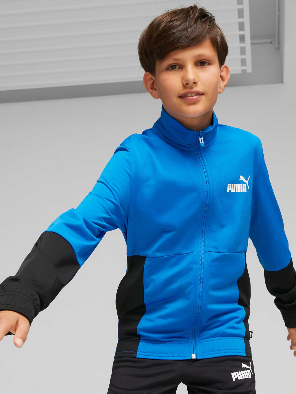 PUMA Спортен екип Colorblock Poly Suit cl B
